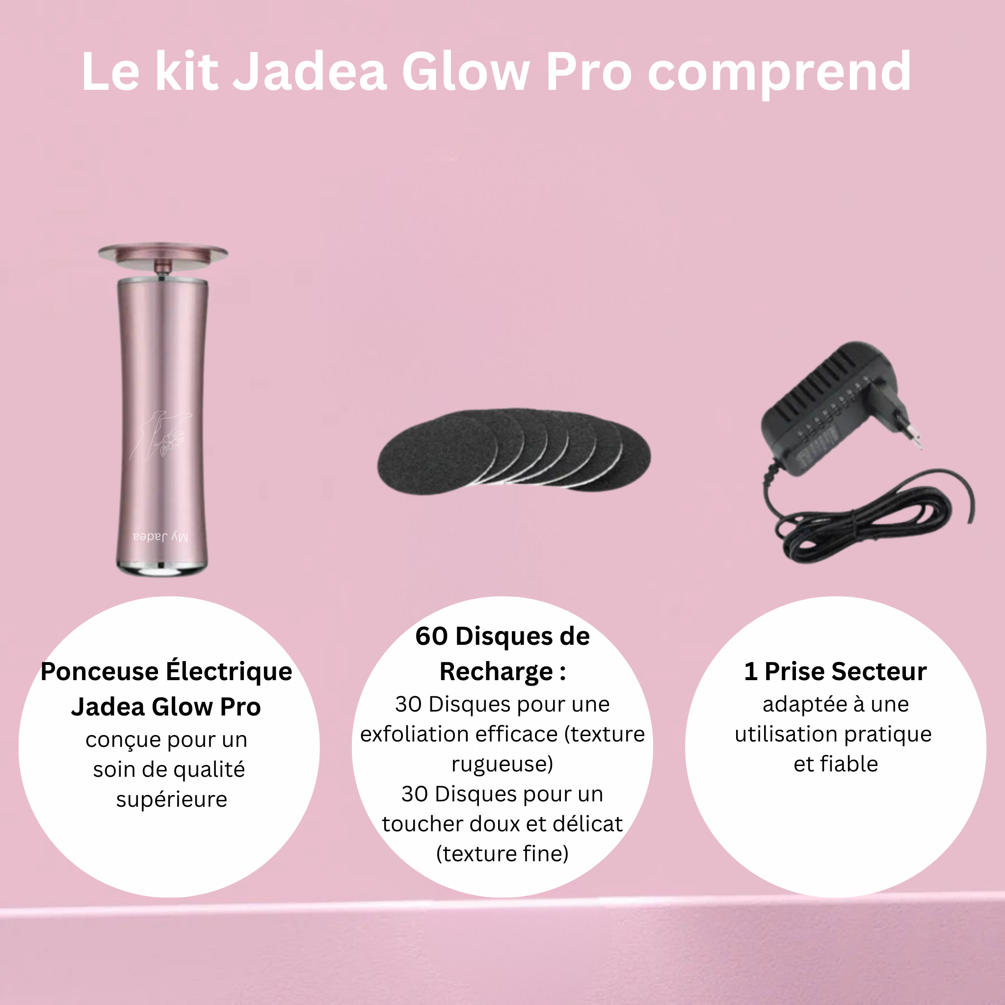 Jadea Glow Pro™ - Soin Prestige Pieds Velours