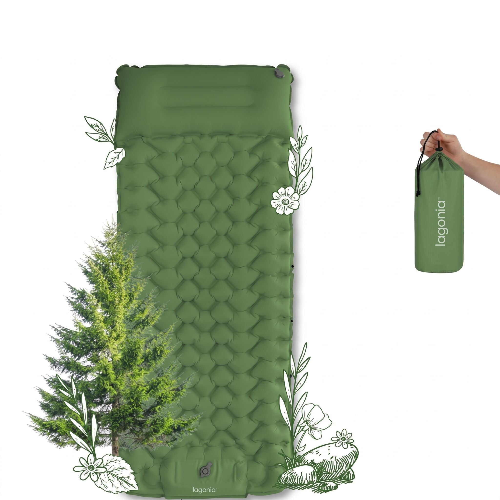 Lagonia™ Le matelas qui tient dans ta poche et se gonfle en 30 secondes