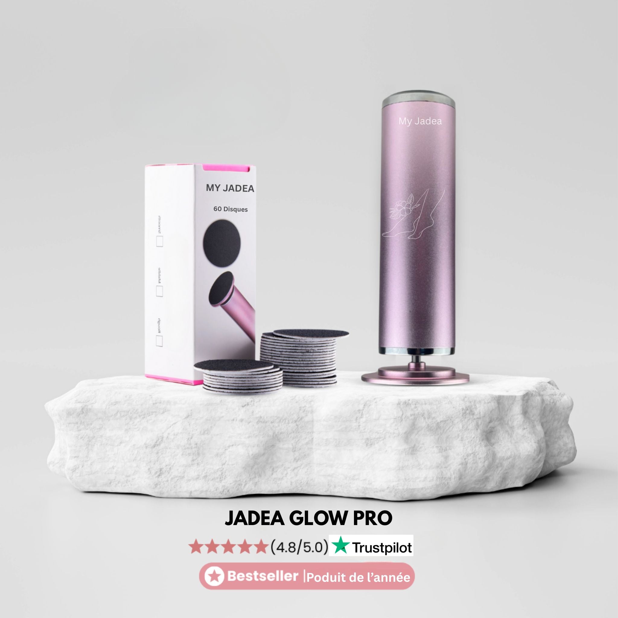 Jadea Glow Pro™ - Soin Prestige Pieds Velours